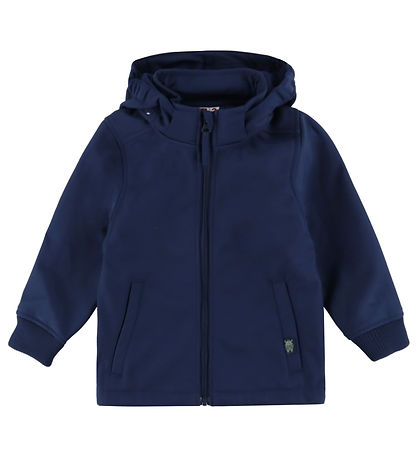 DYR-Cph Softshelljakke - Dyrevild - Navy m. Næsehorn