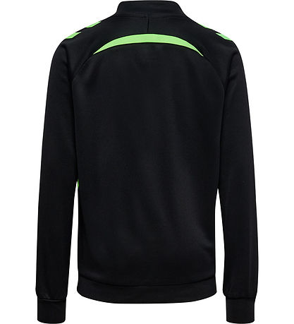 Hummel Cardigan - hmlLead 2.0 Track - Sort/Green Gecko