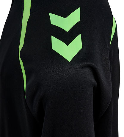 Hummel Cardigan - hmlLead 2.0 Track - Sort/Green Gecko