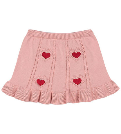 Konges Sløjd Nederdel - Strik - Soleil - Silver Pink