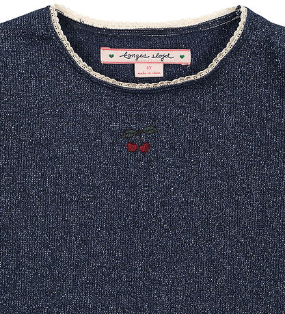 Konges Sløjd Bluse - Roli - Mood Indigo m. Glimmer