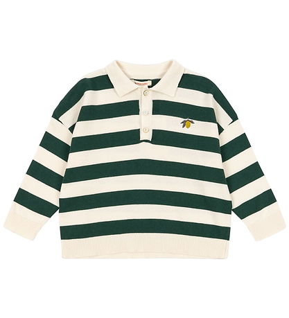 Konges Sløjd Polobluse - Manis - Strik - Pine Grove Stripe