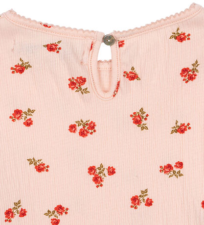 Konges Sløjd Kjole - Chleo - Rosa Pink m. Blomster