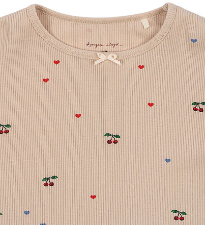 Konges Sløjd Bluse - Rib - Ella - Cherry Coeur Blush
