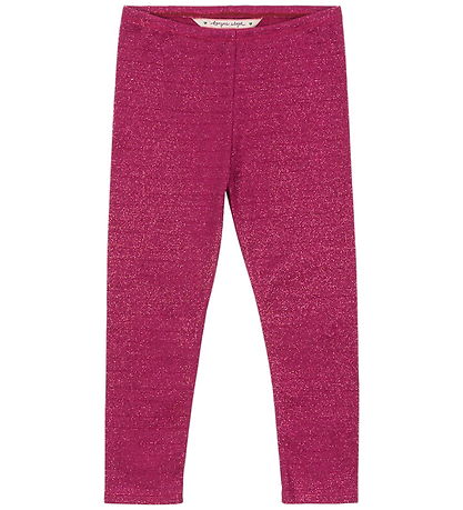 Konges Sløjd Leggings - Roli - Sangria m. Glimmer 
