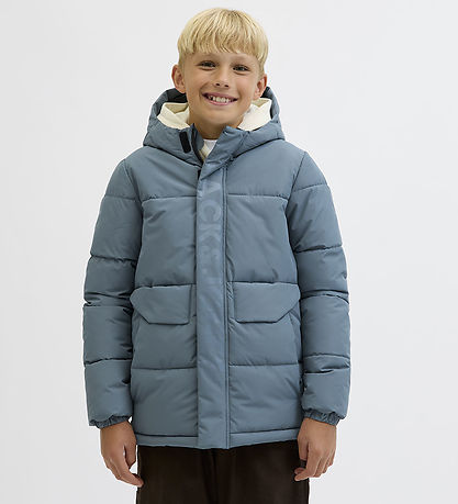 Jack & Jones Dynejakke - JcoSpeed - Stormy Weather/TONE IN TONE 