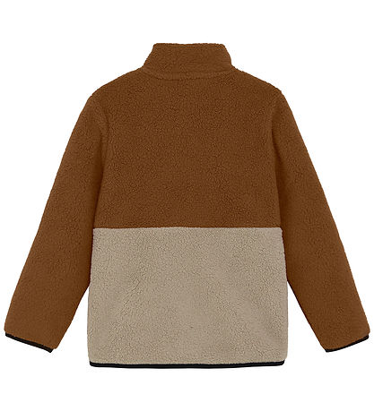 Color Kids Fleece Jakke - Nuthatch