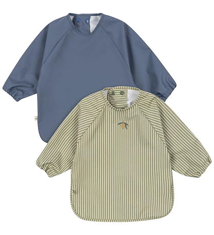 Konges Sløjd Forklæder - PU - 2-pak - Tea Stripe/Flint Stone