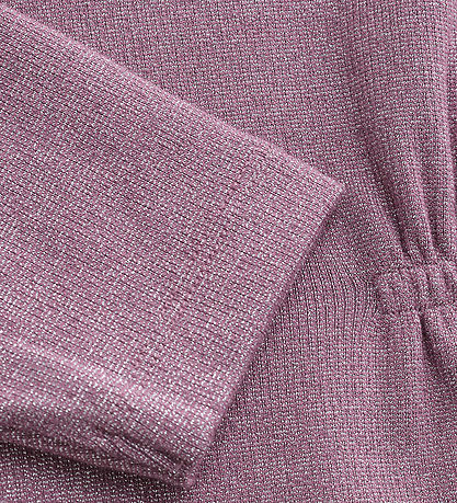 Minymo Kjole - Glitter - Rib - Rose Brown