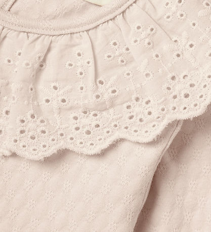 Lil' Atelier Bluse - Slim - NmfKira - Silver Peony