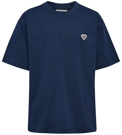 Hummel T-shirt - hmlJR - Dress Blues