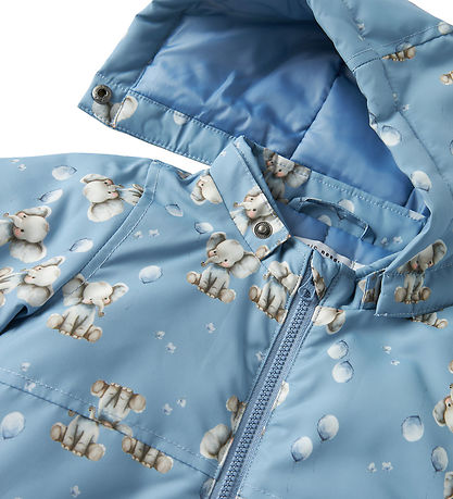 Name it Dunjakke - NbmMax - Rain Washed/ELEPHANT