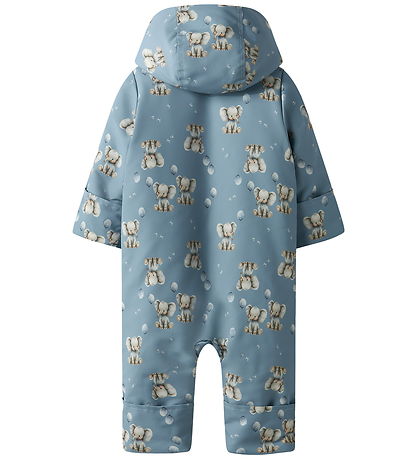 Name it Flyverdragt - NbmMax - Rain Washed/ELEPHANT