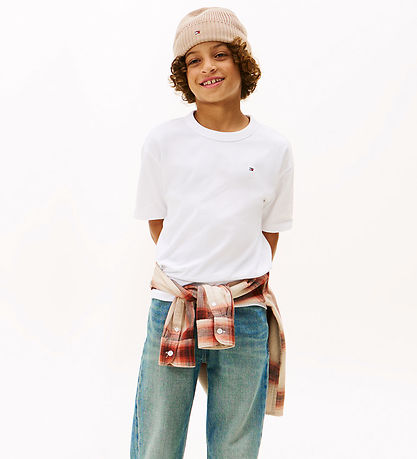 Tommy Hilfiger T-shirt - Camp Tommy Print - White