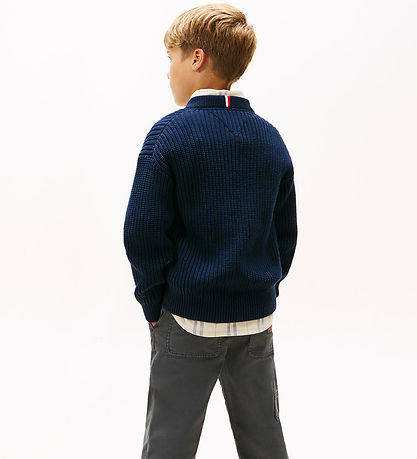Tommy Hilfiger Bluse - Strik - Dark Night Navy