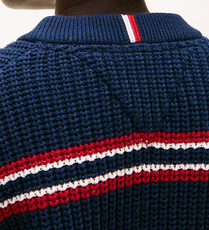 Tommy Hilfiger Bluse - Strik - Dark Night Navy Multi Stripe