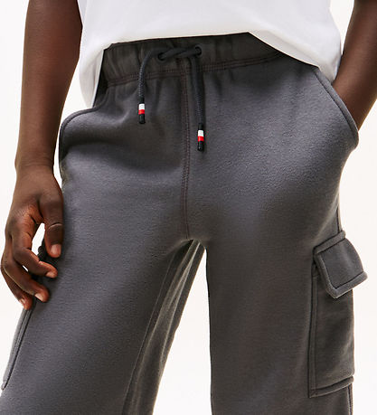 Tommy Hilfiger Sweatpants - Cargo - Washed Black