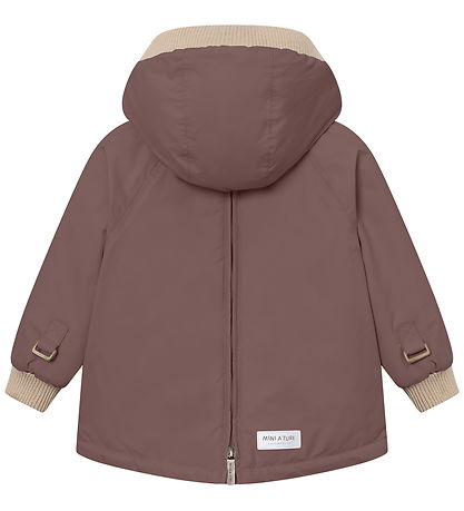 Mini A Ture Vinterjakke - MatBaby Wen Fleece Anorak - Peppercorn