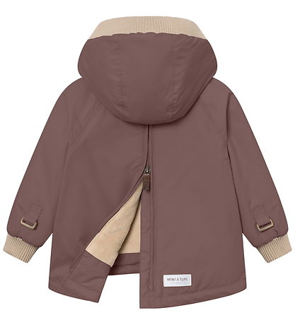 Mini A Ture Vinterjakke - MatBaby Wen Fleece Anorak - Peppercorn