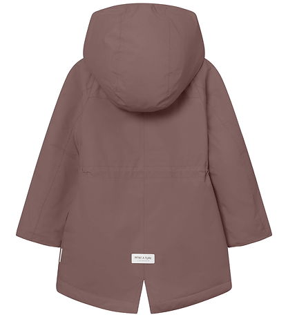 Mini A Ture Vinterjakke - MatVikania Fleece - Peppercorn Plum