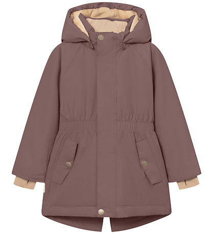 Mini A Ture Vinterjakke - MatVikania Fleece - Peppercorn Plum