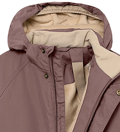 Mini A Ture Flyverdragt - MatWanni Fleece - Peppercorn Plum