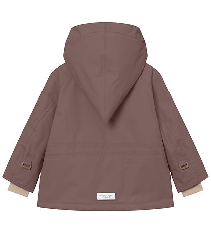 Mini A Ture Vinterjakke - MatWang Fleece - Peppercorn plum