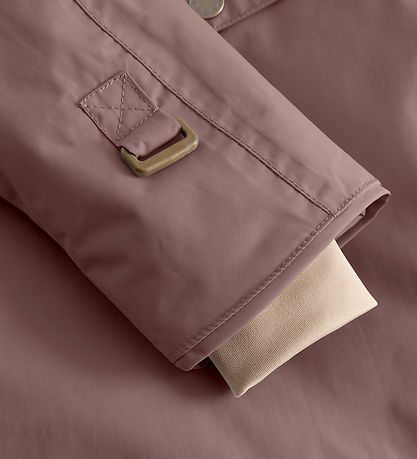 Mini A Ture Vinterjakke - MatWang Fleece - Peppercorn plum