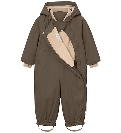 Mini A Ture Flyverdragt - MatWisti Fleece - Tarmac green