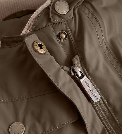 Mini A Ture Flyverdragt - MatWisti Fleece - Tarmac green