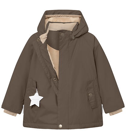 Mini A Ture Vinterjakke - MatWally Fleece - Tarmac green