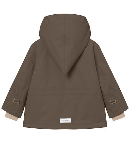 Mini A Ture Vinterjakke - MatWang Fleece - Tarmac green