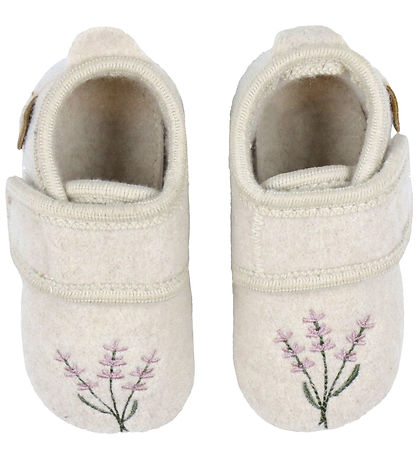 Mikk-Line Hjemmesko - Prewalker Uld - Off White