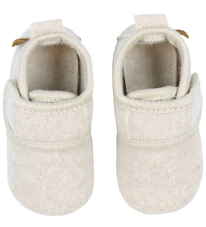 Mikk-Line Hjemmesko - Prewalker Uld - Off White