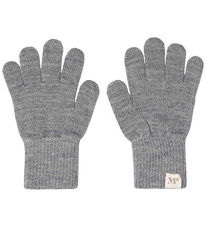 MP Handsker - Uld - Comfy - 2-pak - Mix Light Grey/Mel Blue