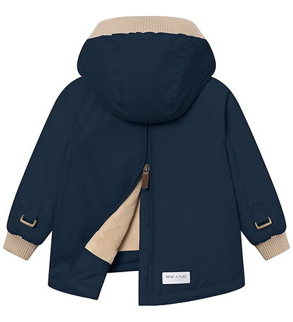 Mini A Ture Vinterjakke - MatBaby Wen Fleece Anorak - Outer Spac