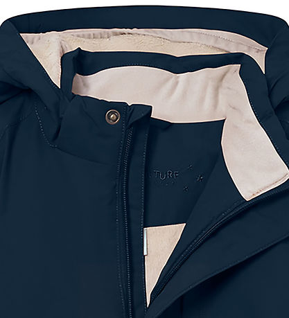 Mini A Ture Vinterjakke - MatAdyanko Fleece - Outer Space