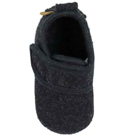 Mikk-Line Hjemmesko - Prewalker Uld - Anthracite Melange