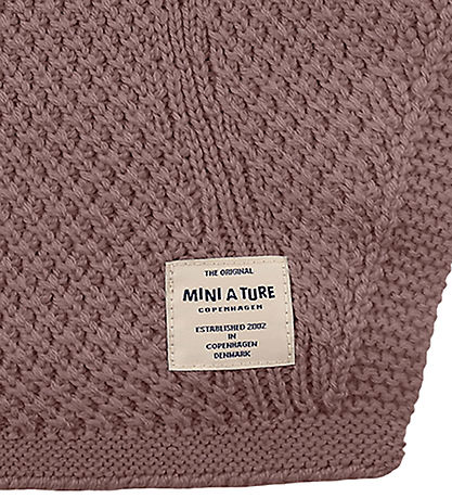 Mini A Ture Halsedisse - Uld - MatTayler - Peppercorn Plum