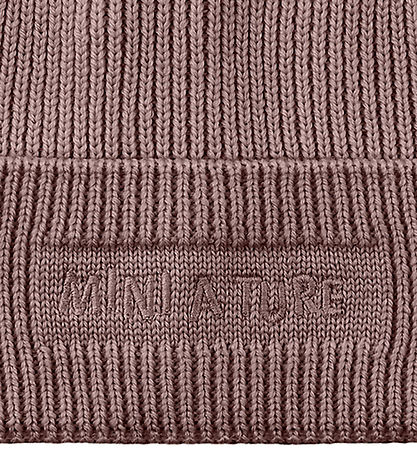 Mini A Ture Hue - Uld - MatBoje - Peppercorn Plum