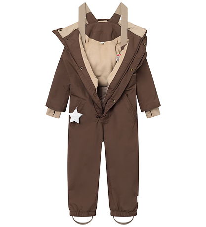 Mini A Ture Flyverdragt - MatWanni Fleece - Chestnut Brown