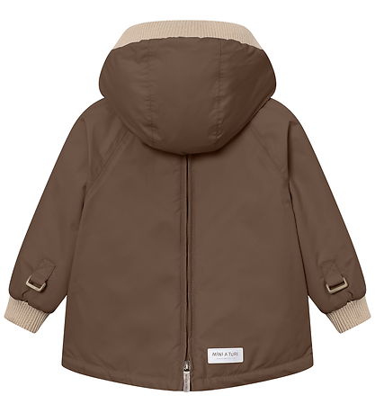 Mini A Ture Vinterjakke - MatBaby Wen Fleece Anorak - Chestnut B