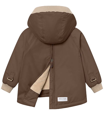 Mini A Ture Vinterjakke - MatBaby Wen Fleece Anorak - Chestnut B