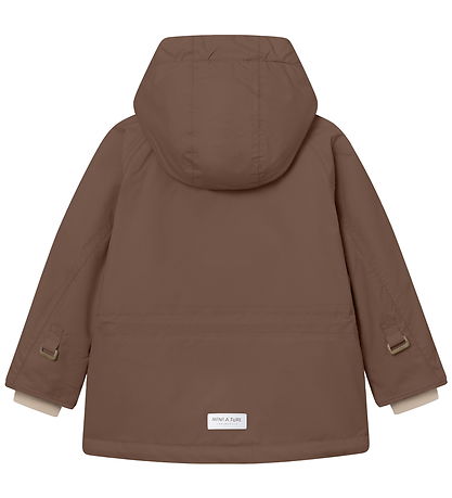 Mini A Ture Vinterjakke - MatWally Fleece - Chestnut Brown