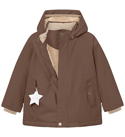 Mini A Ture Vinterjakke - MatWally Fleece - Chestnut Brown