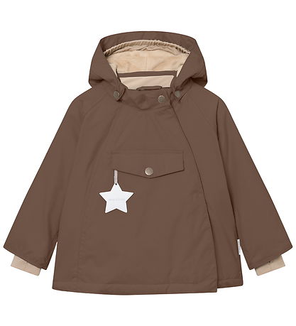 Mini a Ture Vinterjakke - MatWang Fleece - Chestnut Brown