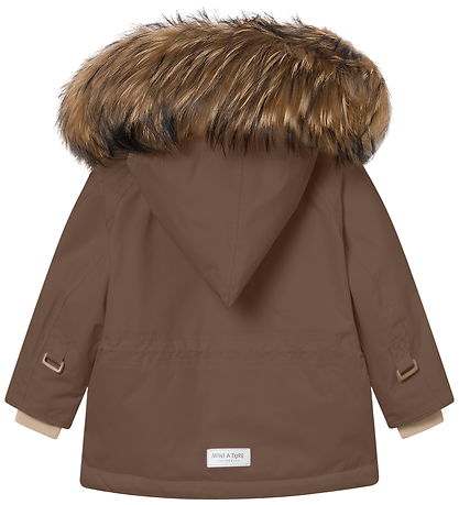 Mini A Ture Vinterjakke - MatWang Fleece/Fur - Chestnut Brown