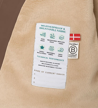 Mini A Ture Vinterjakke - MatWang Fleece/Fur - Chestnut Brown