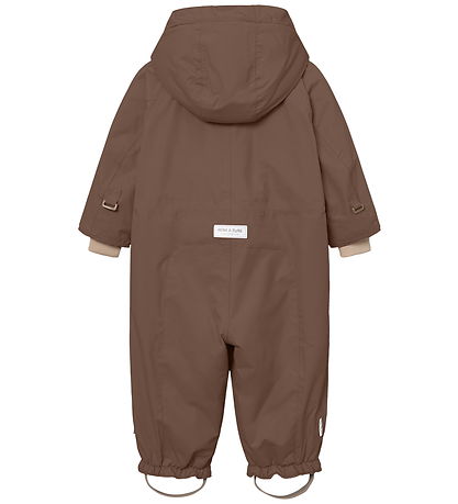 Mini A Ture Flyverdragt - MatWisti Fleece - Chestnut Brown
