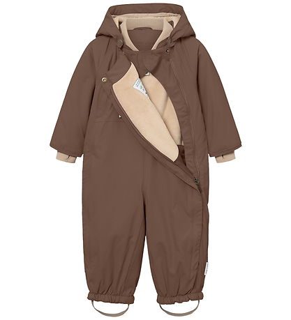 Mini A Ture Flyverdragt - MatWisti Fleece - Chestnut Brown